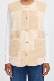 Bodywarmer IHTONZA WA dames beige