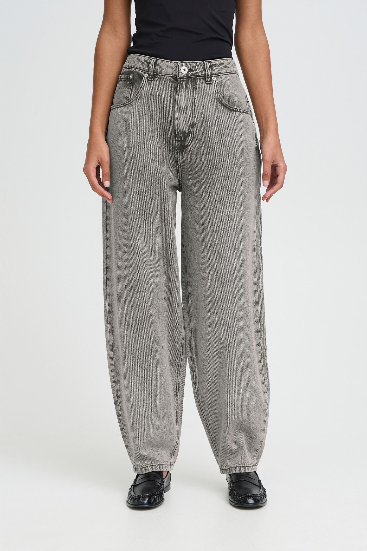 Mom jeans IHBERISEL PA2 dames zwart Ichi Mom jeans IHBERISEL PA2 dames zwart Denim Black Stone Washed