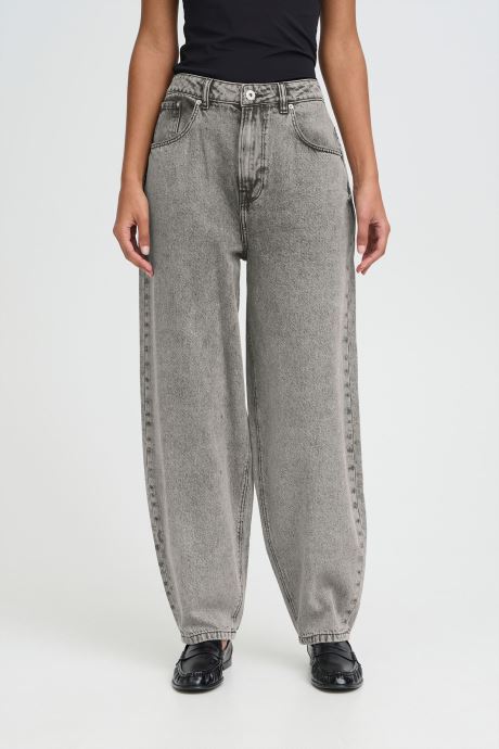 Ichi Mom jeans IHBERISEL PA2 dames zwart