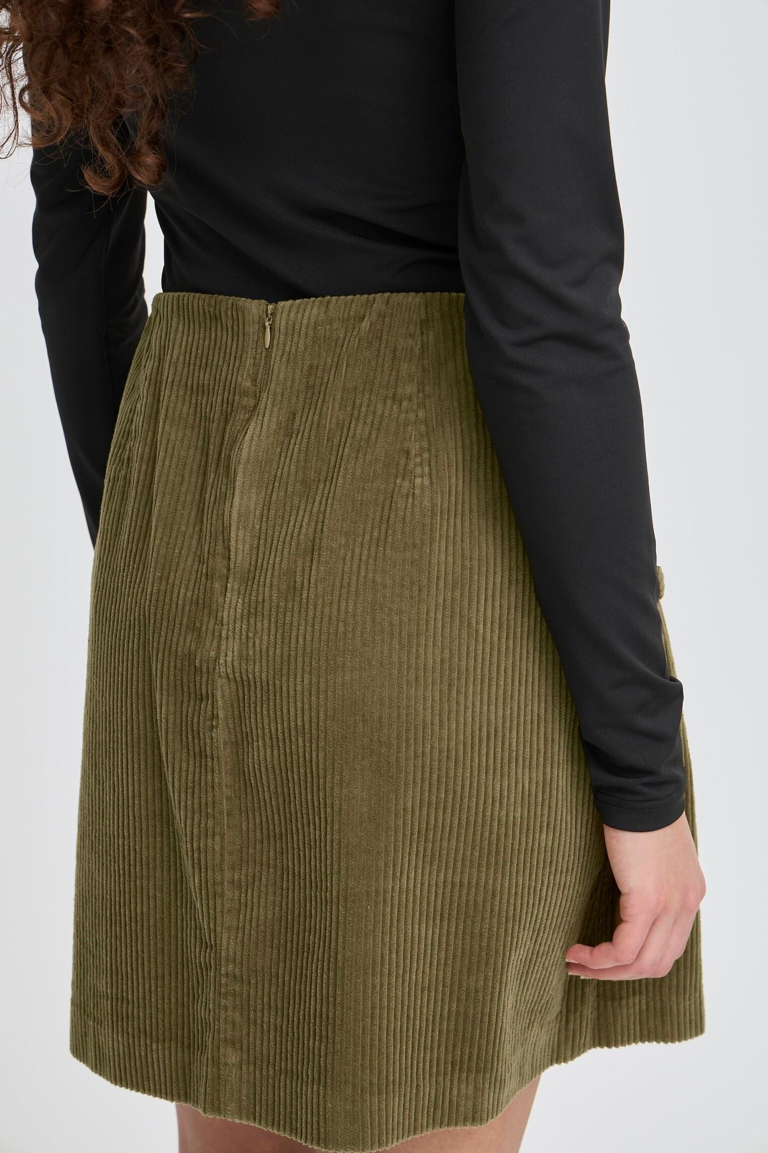 Korte rokken IHFOCARO SK dames groen Ichi Korte rokken IHFOCARO SK dames groen Dusky Green