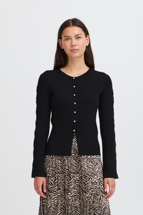 Ichi Gilets IHDOLLIS CA femme noir