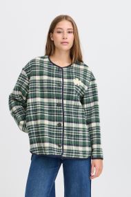 Jassen IHJOHANNA JA dames groen Ichi Jassen IHJOHANNA JA dames groen PINENEEDLE CHECK