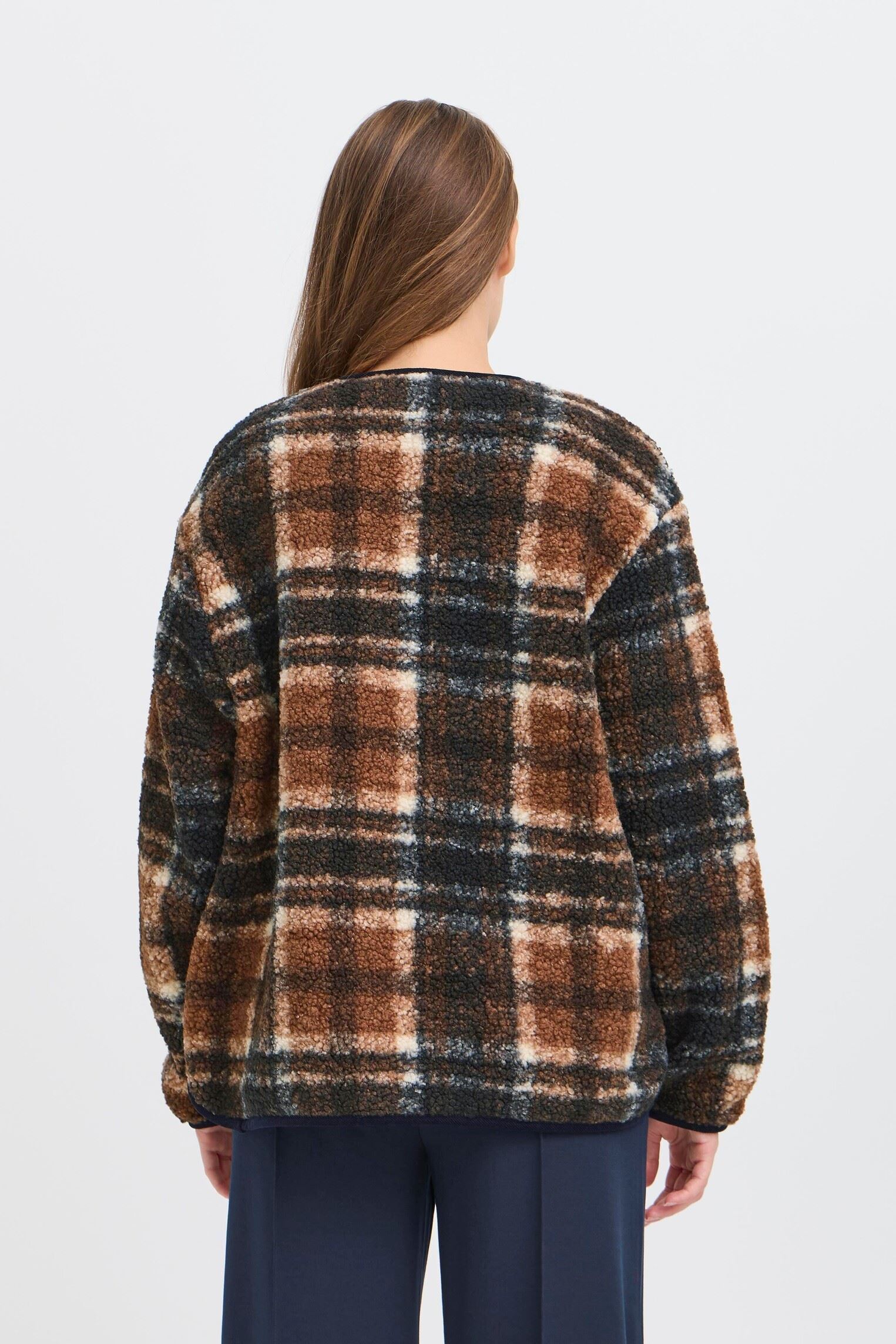 Jassen IHKOLIRA JA dames meerkleurig Ichi Jassen IHKOLIRA JA dames meerkleurig Dark Navy Check