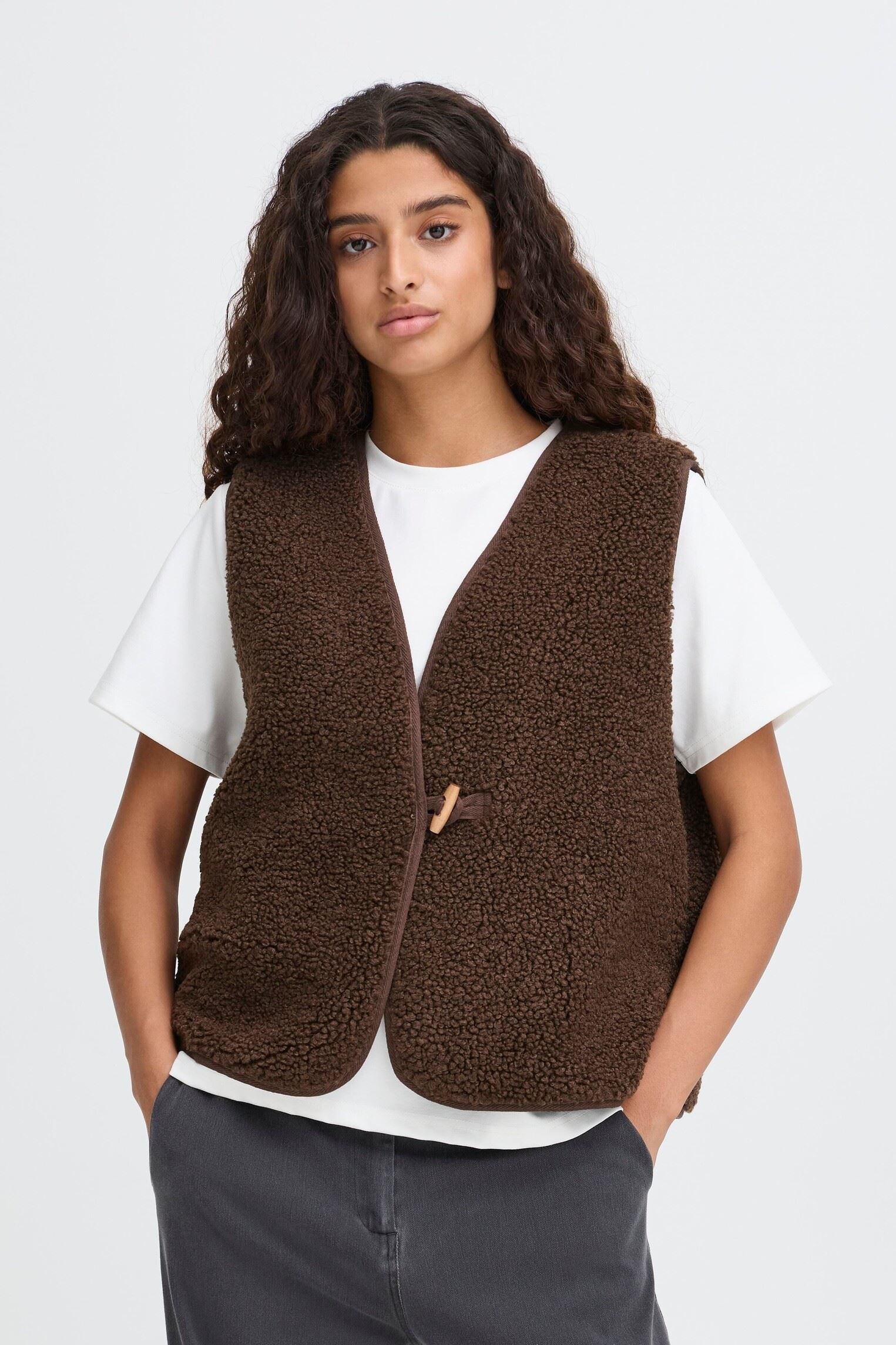 Bodywarmer IHGOZIMA WA dames bruin Ichi Bodywarmer IHGOZIMA WA dames bruin Coffee Bean