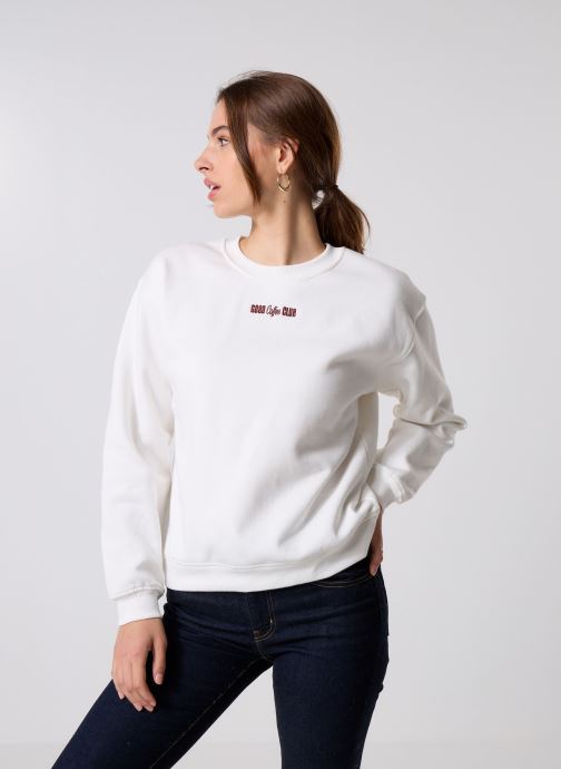Ichi Sweater IHMERELLA BRUSHED SW dames wit
