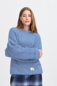 Pullover IHBLARISA LS damen blau