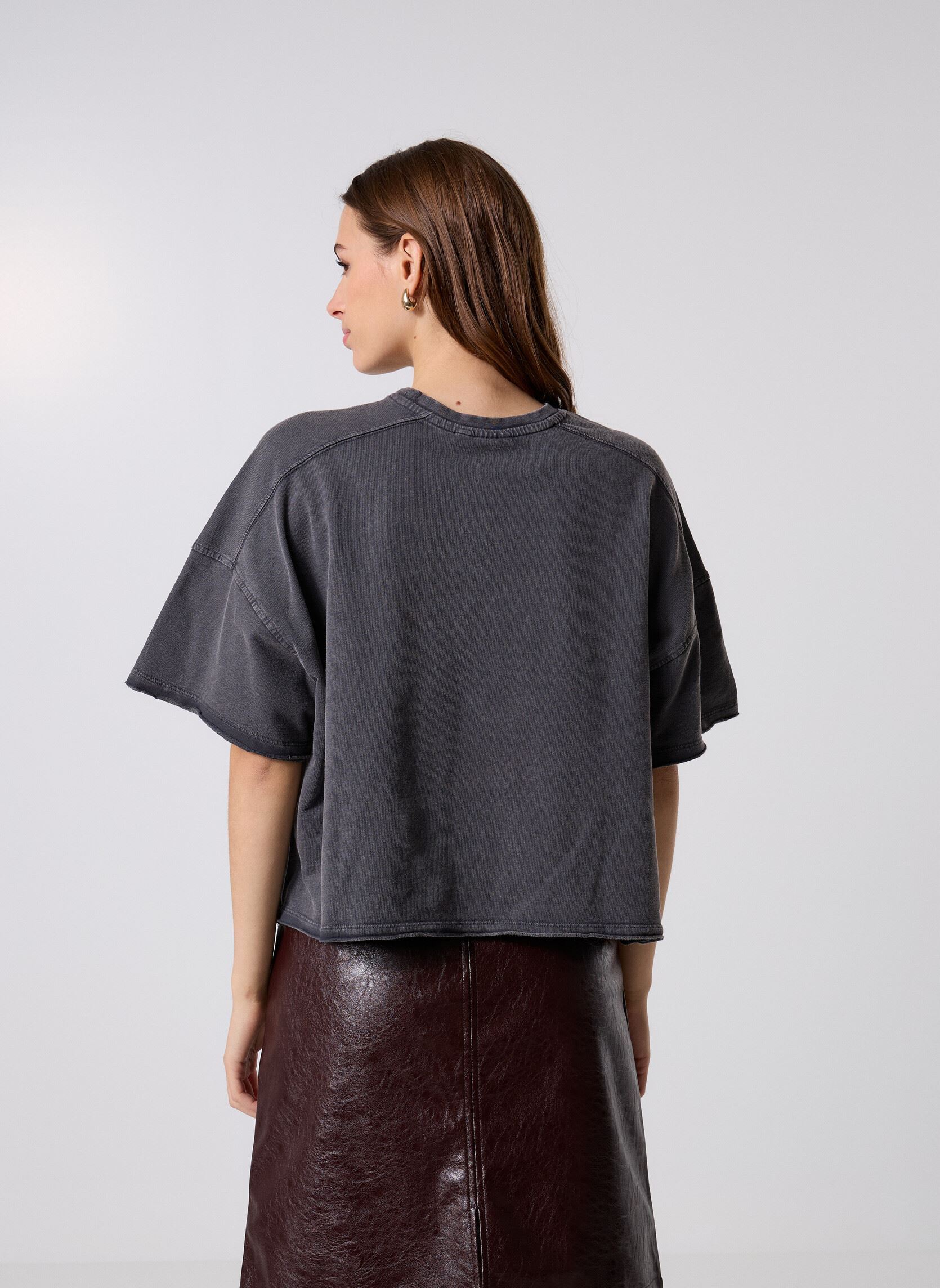 T-shirts met korte mouwen IHNIRILO SS dames grijs Ichi T-shirts met korte mouwen IHNIRILO SS dames grijs Forged Iron