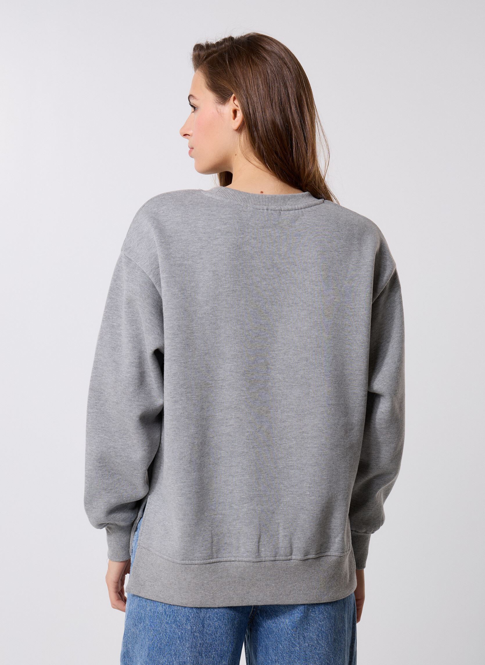 Sweater IHOLINNE SW dames grijs Ichi Sweater IHOLINNE SW dames grijs Grey Melange
