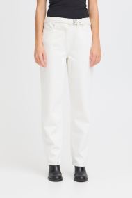 Rechte jeans / Straight Leg Jeans IHBALA PA dames wit
