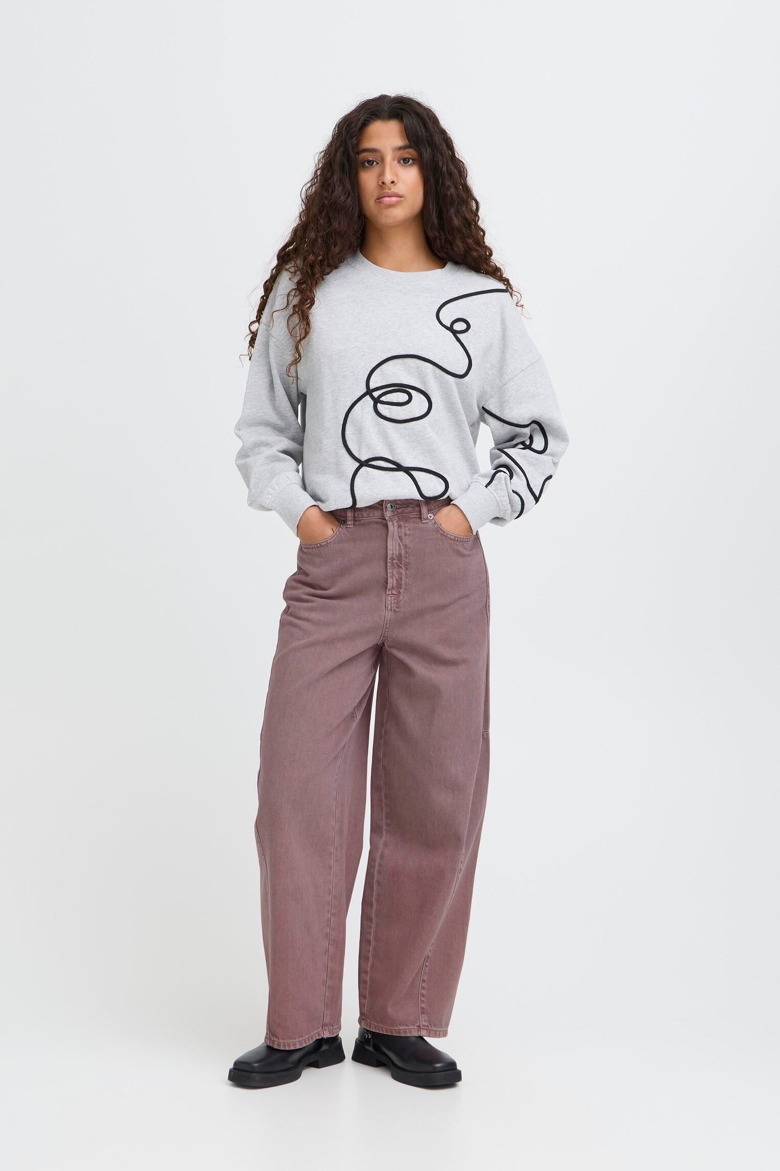 Mom-Jeans IHMIJALLA PA damen bordeaux Ichi Mom-Jeans IHMIJALLA PA damen bordeaux RUBY WINE