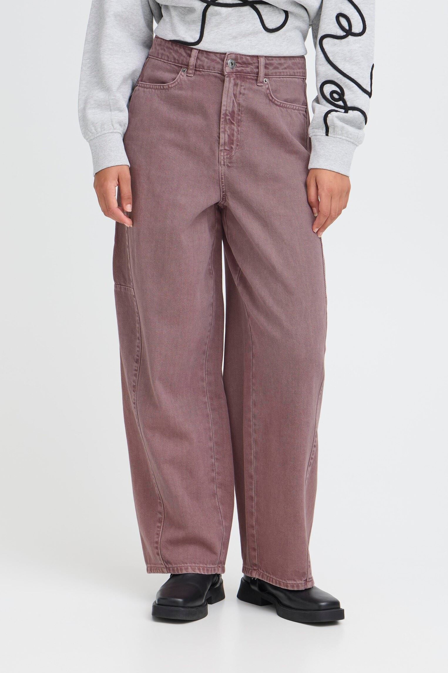 Mom-Jeans IHMIJALLA PA damen bordeaux Ichi Mom-Jeans IHMIJALLA PA damen bordeaux RUBY WINE