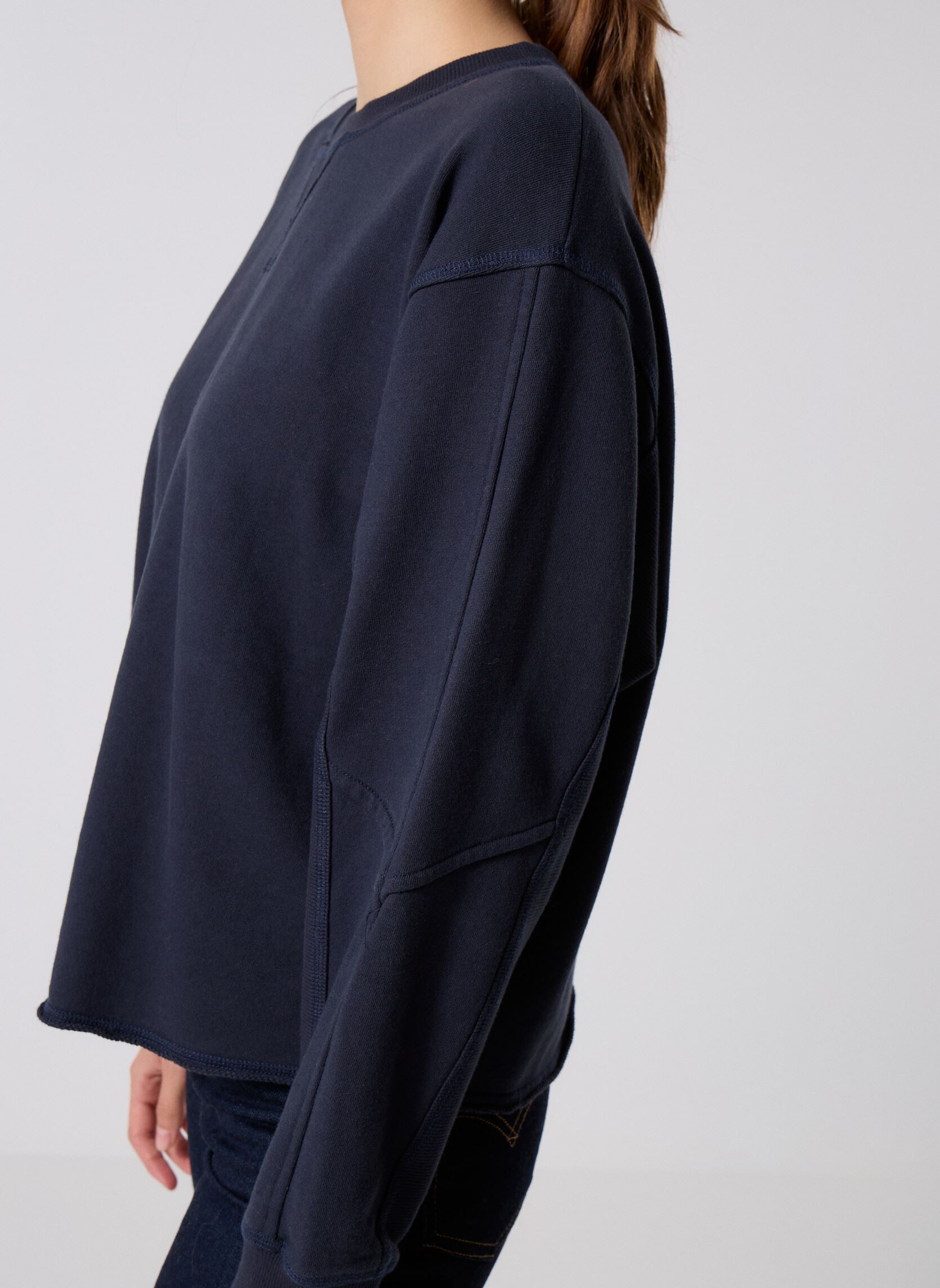 Hoodies IHMARDES SW2 dames blauw Ichi Hoodies IHMARDES SW2 dames blauw Dark Navy