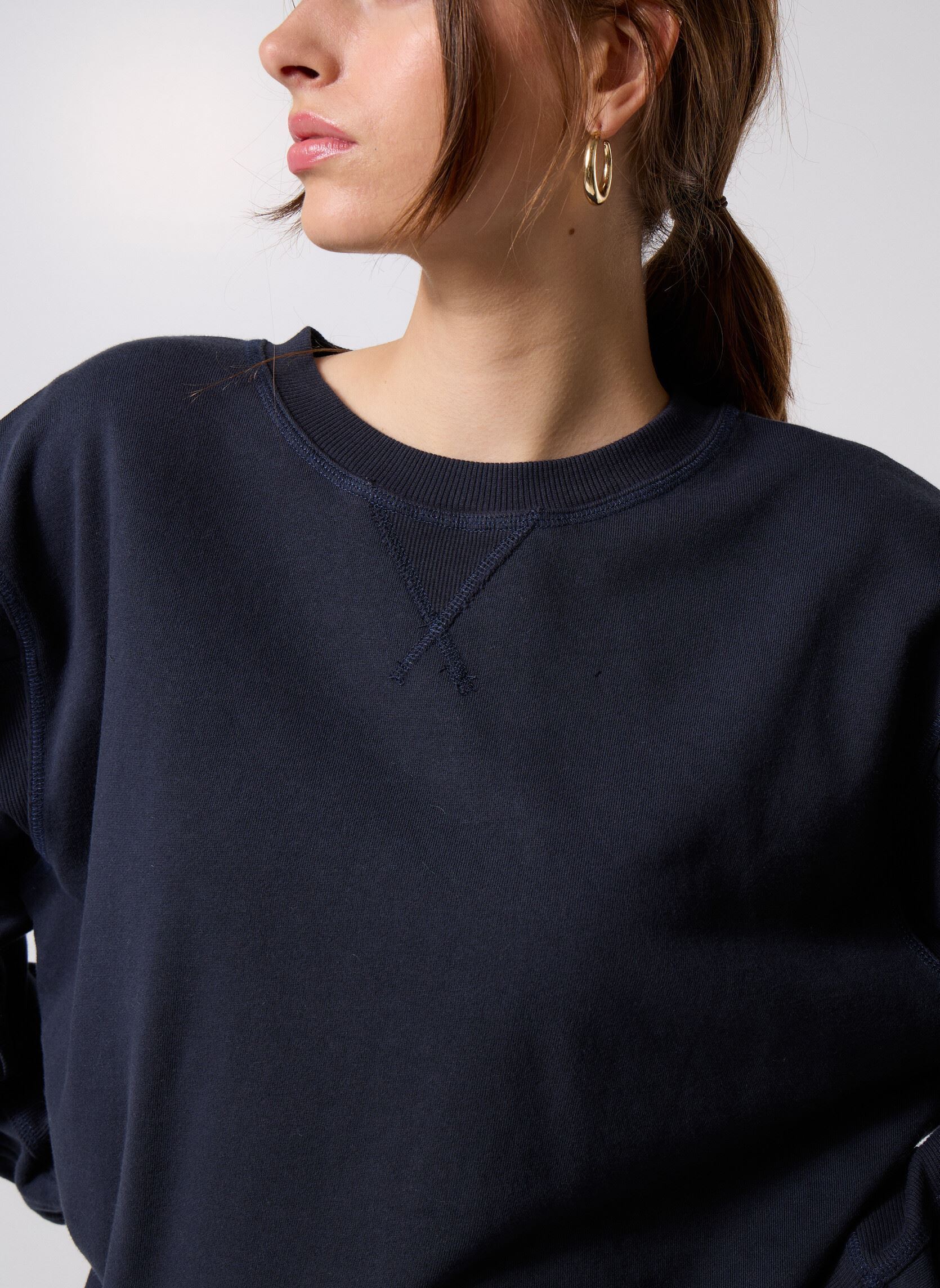 Hoodies IHMARDES SW2 dames blauw Ichi Hoodies IHMARDES SW2 dames blauw Dark Navy