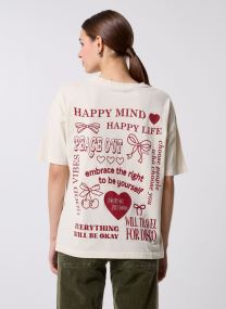 Tee-shirts manches courtes IHNABINO SS6 femme blanc