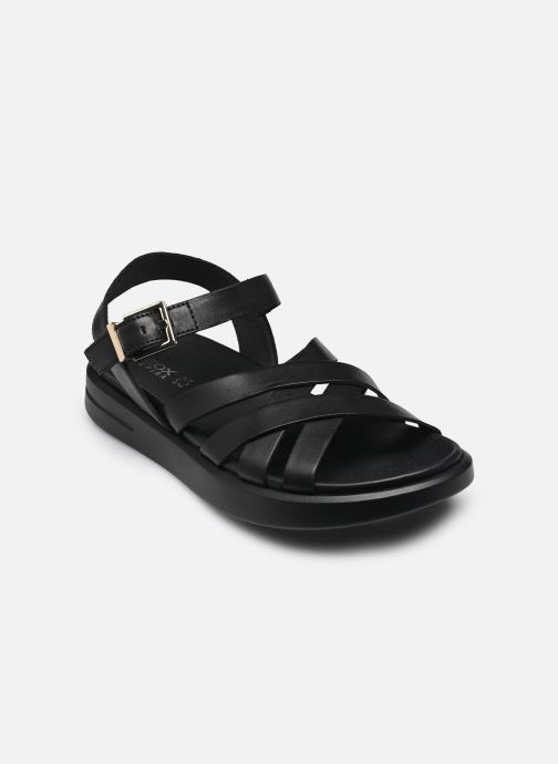 Geox Sandales plates D XAND 2S 1 femme noir