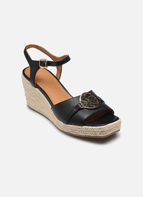 Geox Sandalen met sleehak en plateau D PANAREA 1 dames zwart