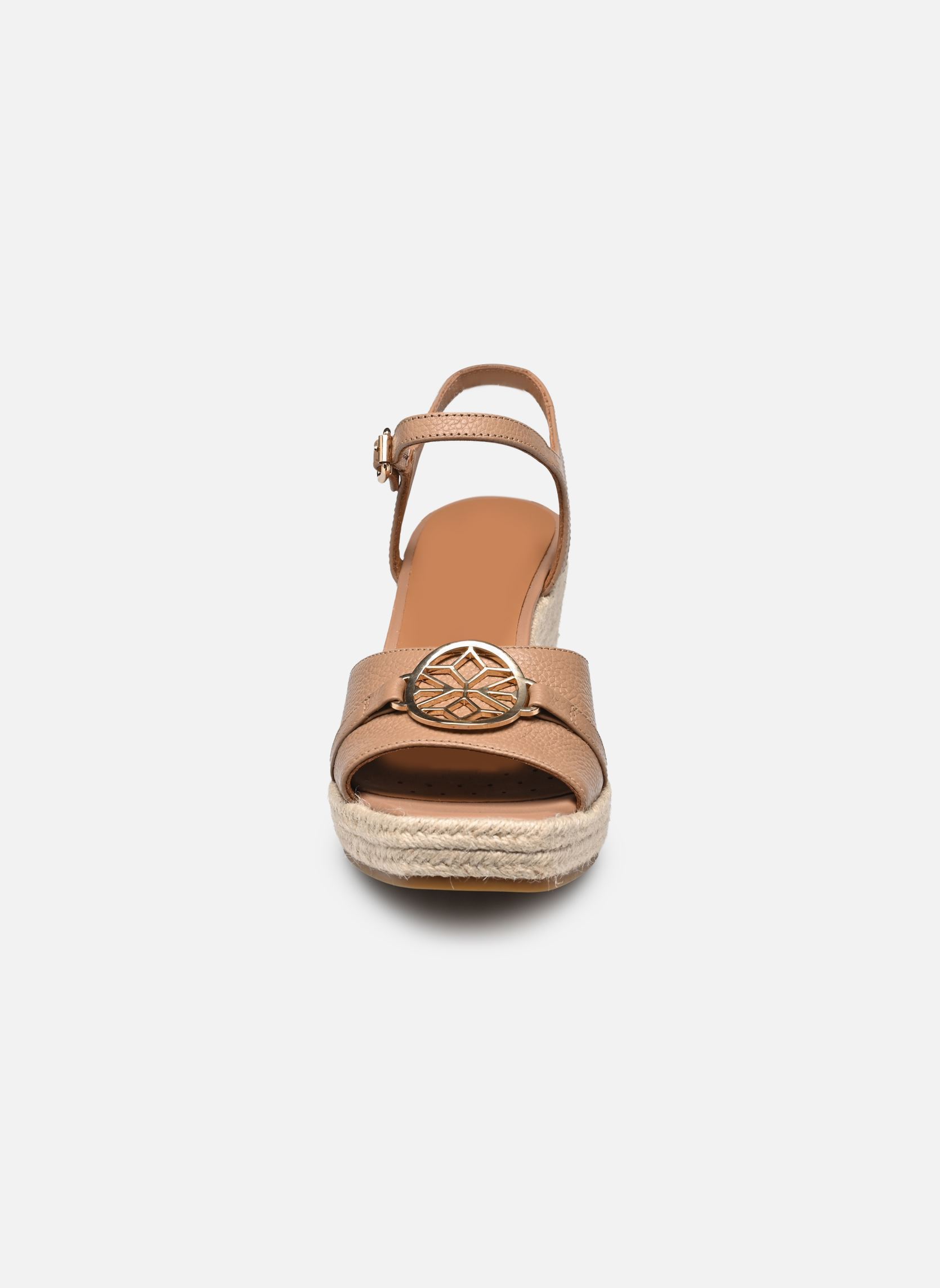 Sandalias y plataformas de cuña D PANAREA 2 mujer beige Geox Sandalias y plataformas de cuña D PANAREA 2 mujer beige Beige