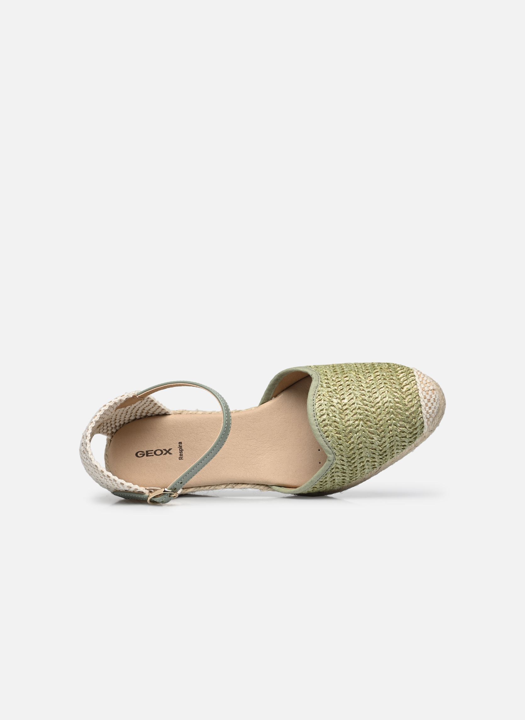 Sandalen met sleehak en plateau D GELSA LOW 1 dames groen Geox Sandalen met sleehak en plateau D GELSA LOW 1 dames groen Mint