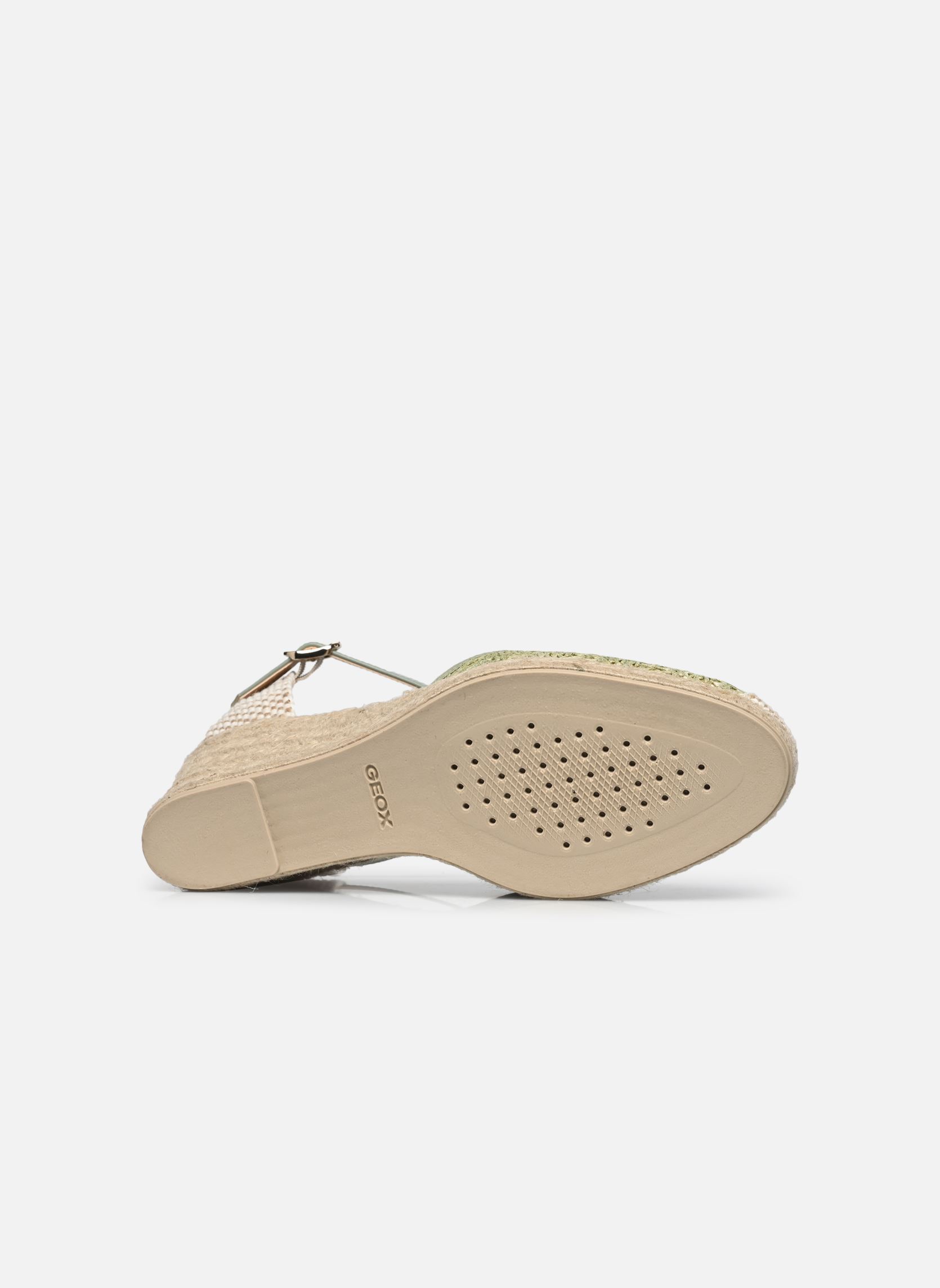 Sandalen met sleehak en plateau D GELSA LOW 1 dames groen Geox Sandalen met sleehak en plateau D GELSA LOW 1 dames groen Mint