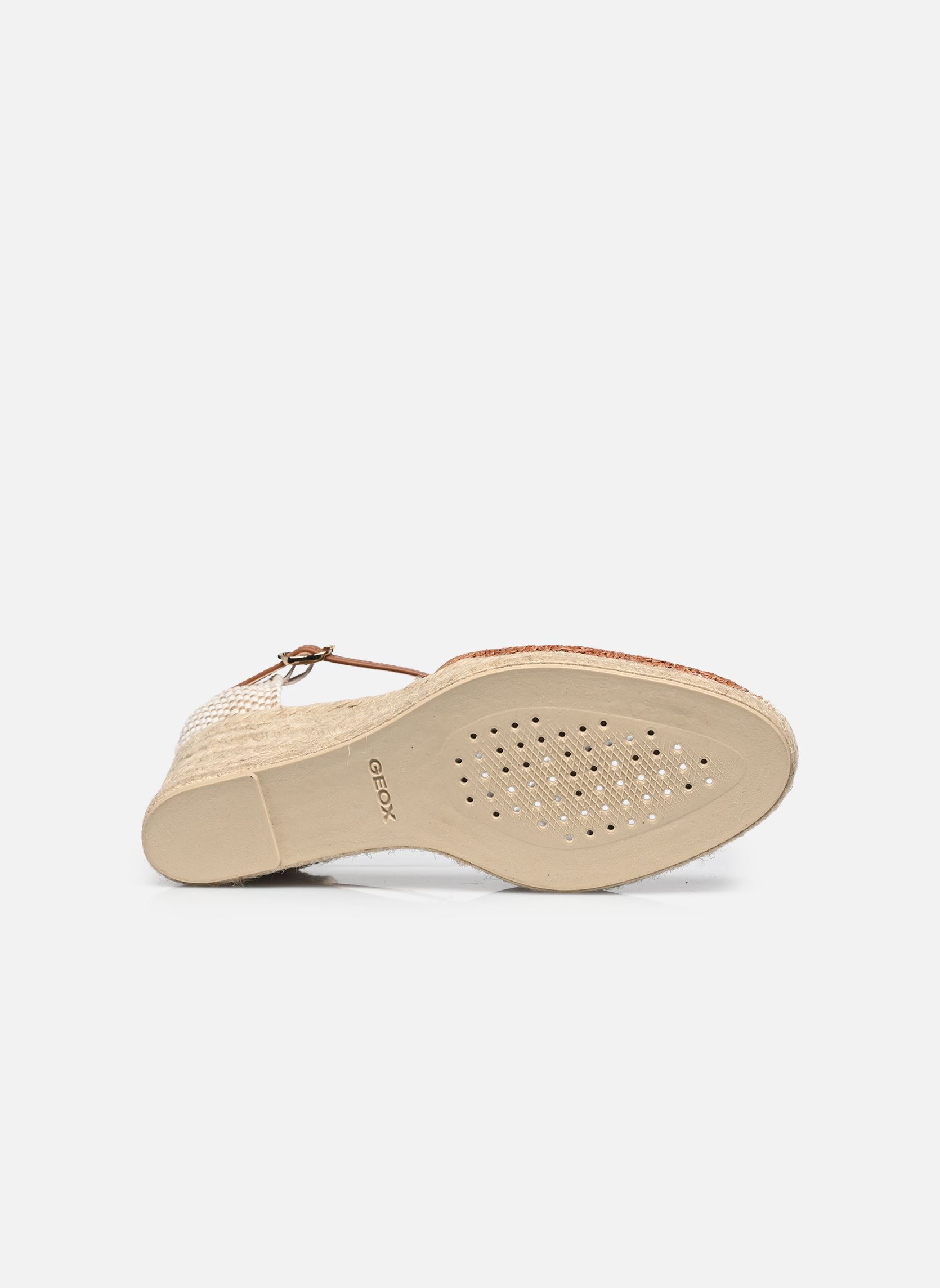 Keil- und Plateausandalen D GELSA LOW 2 damen braun Geox Keil- und Plateausandalen D GELSA LOW 2 damen braun Camel