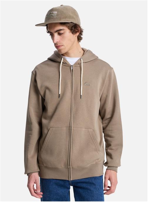 Quiksilver Sweats à capuche Salt Water Zip homme marron