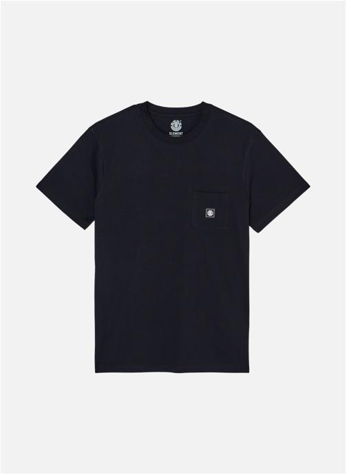 Element Tee-shirts Icon Label Pocket homme noir