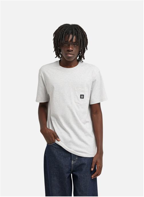 Element Tee-shirts Icon Label Pocket homme gris