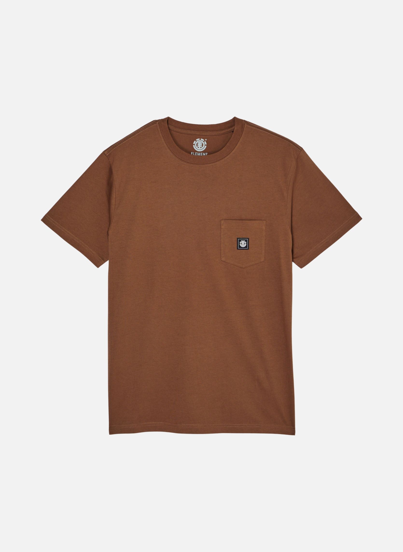 Tee-shirts Icon Label Pocket homme marron Element Tee-shirts Icon Label Pocket homme marron Marron