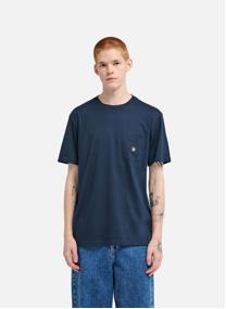 Tee-shirts Icon Label Pocket homme marron