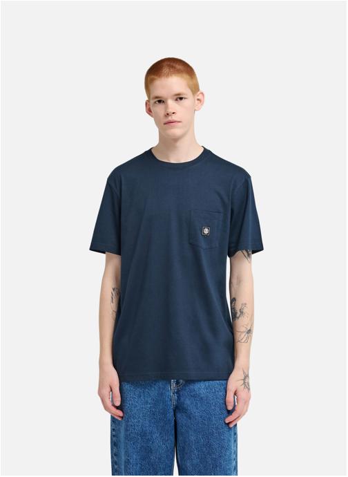 Element Tee-shirts Icon Label Pocket homme bleu