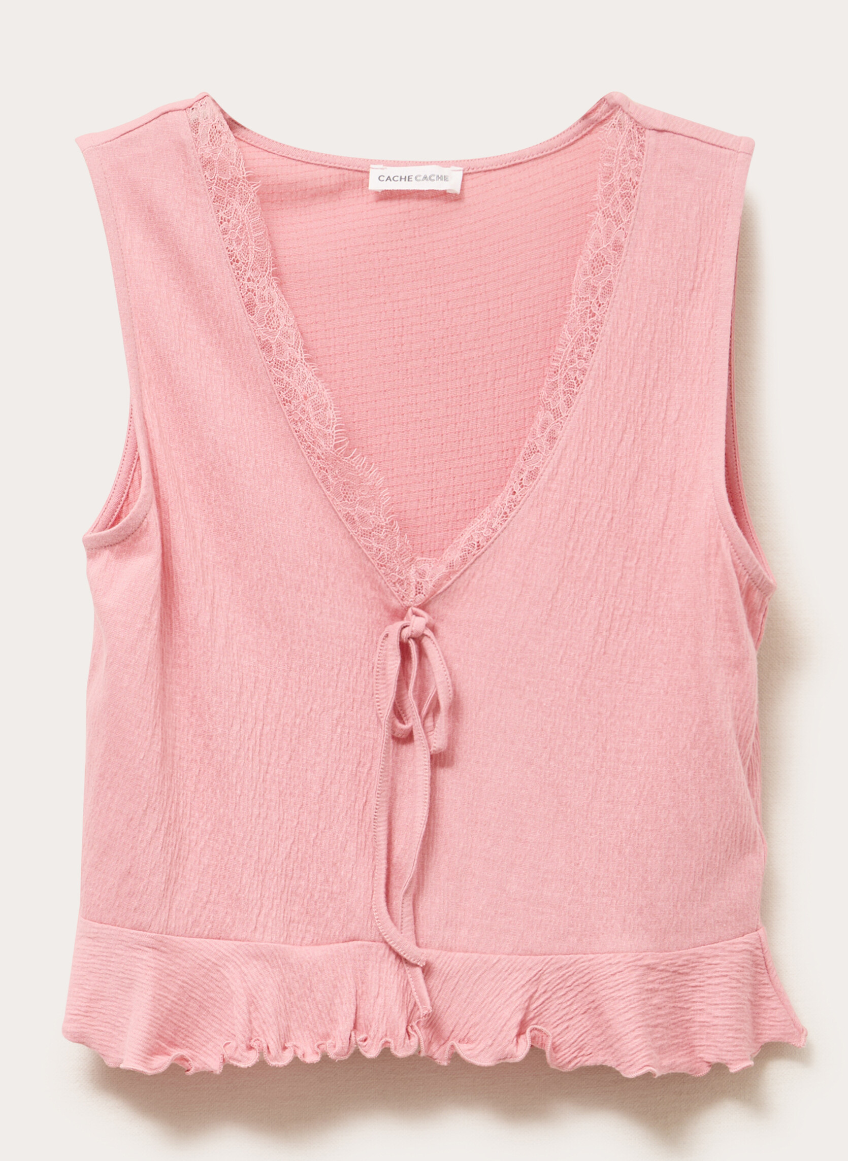Débardeurs DBLODENTEL femme rose Cache Cache Débardeurs DBLODENTEL femme rose Rose pastel