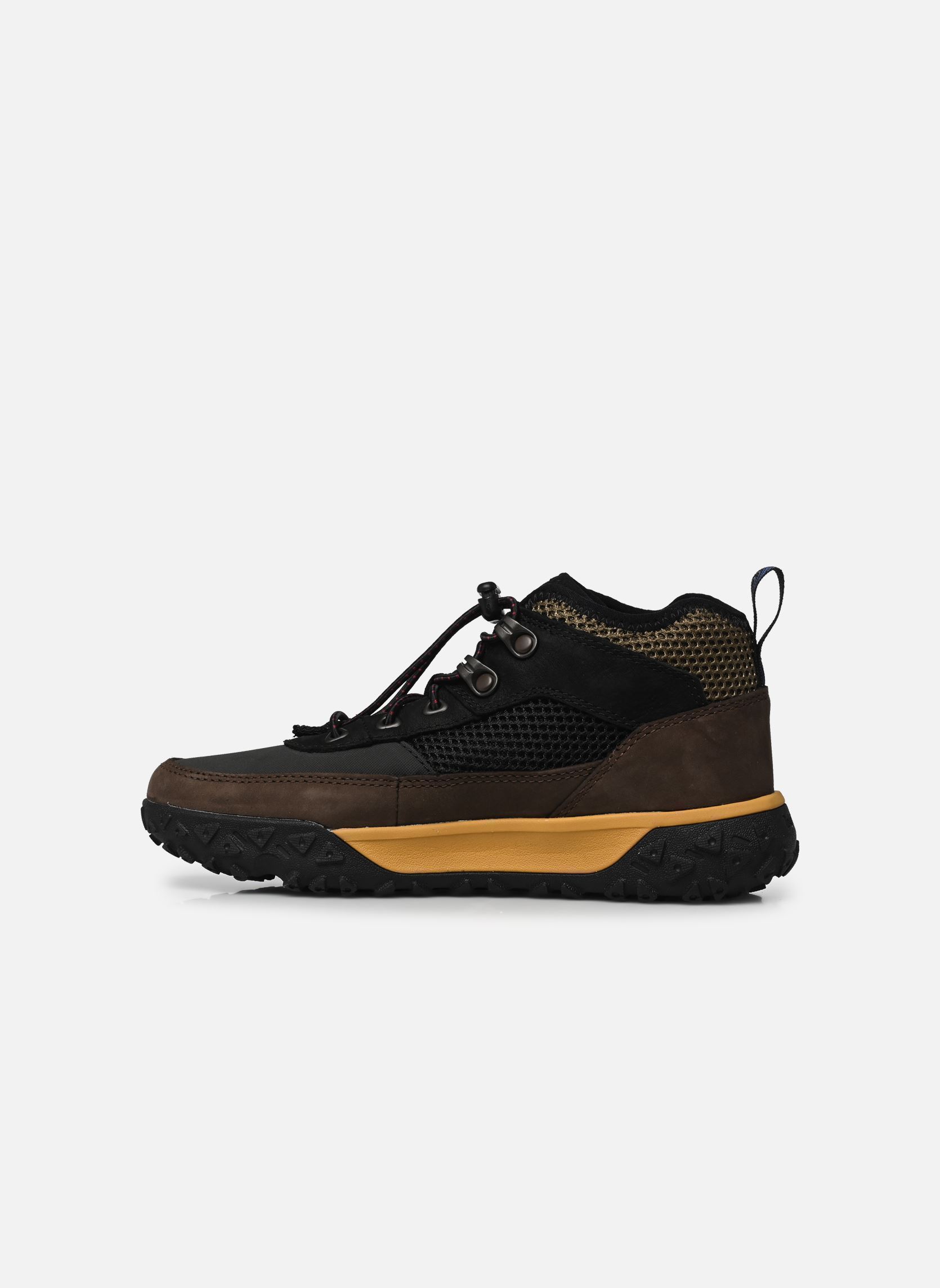 Baskets hautes GreenStride Motion 6 Mid Bungee noir Timberland Baskets hautes GreenStride Motion 6 Mid Bungee noir Black nubuck w brown