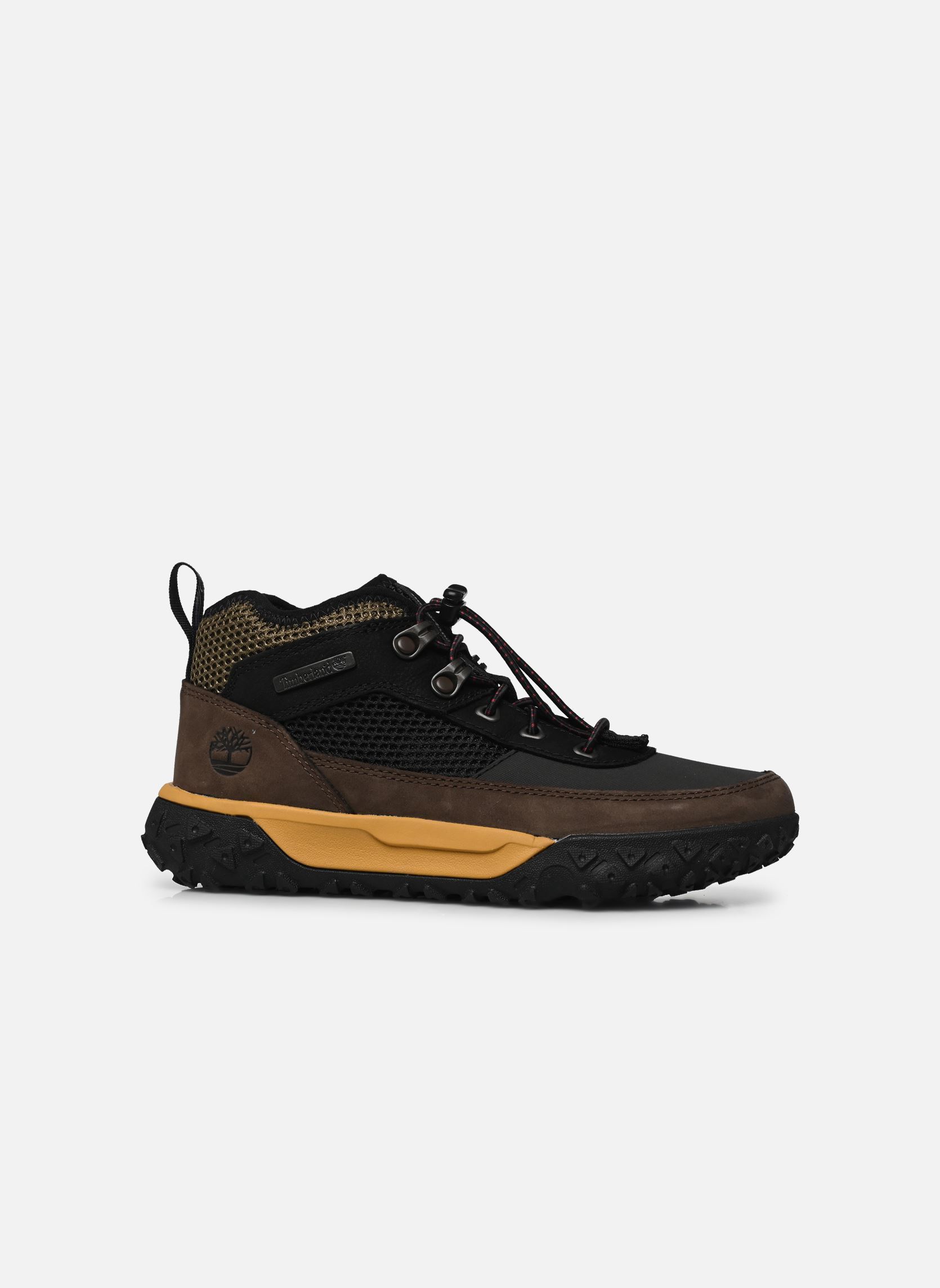 Baskets hautes GreenStride Motion 6 Mid Bungee noir Timberland Baskets hautes GreenStride Motion 6 Mid Bungee noir Black nubuck w brown