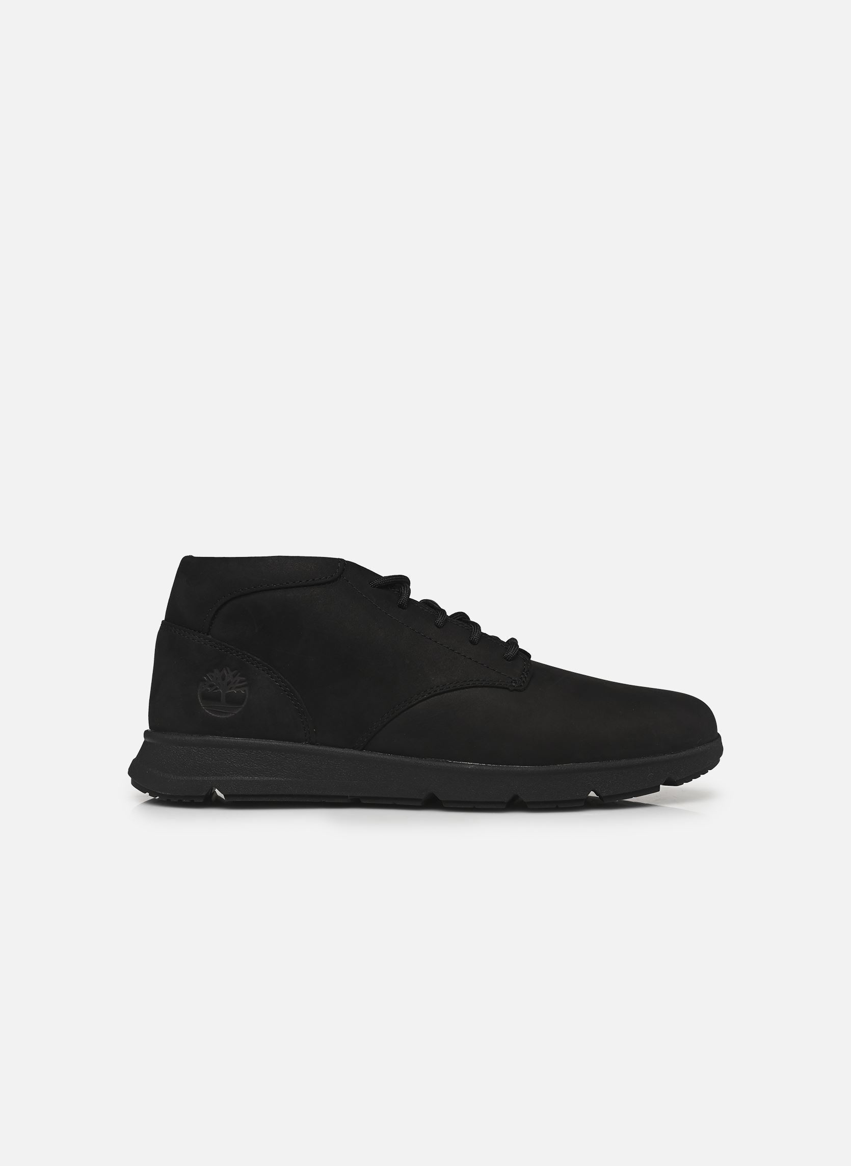 Baskets montantes Parker street Mid Lace Up Sneaker homme noir Timberland Baskets montantes Parker street Mid Lace Up Sneaker homme noir BLACK OUT NUBUCK