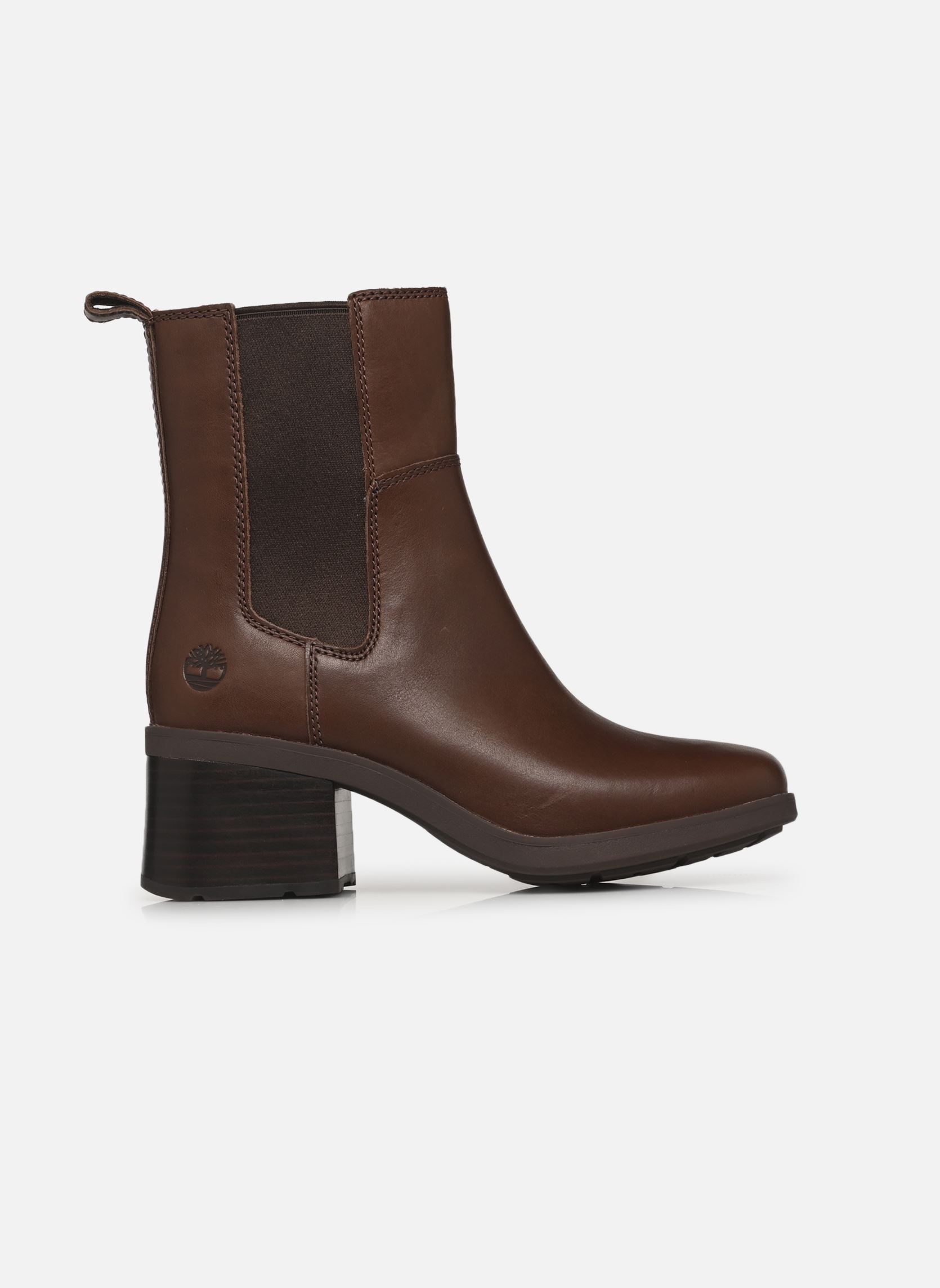 Stivaletti e stivali Bellevaux Mid Chelsea donna marrone Timberland Stivaletti e stivali Bellevaux Mid Chelsea donna marrone DARK BROWN FULL GRAIN