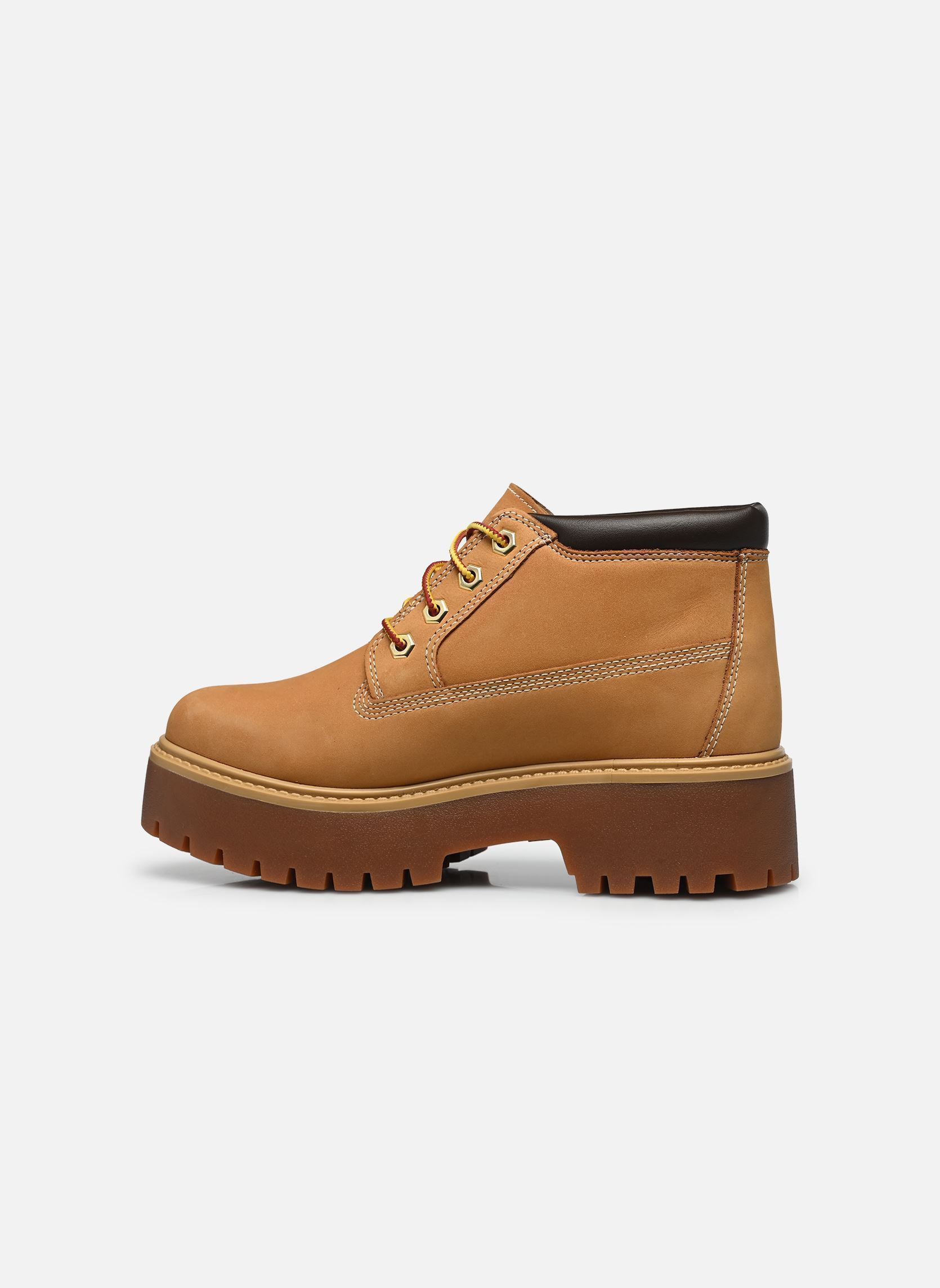 Veterlaarsjes STONE STREET MID LACE UP WATERPROOF BOOT dames bruin Timberland Veterlaarsjes STONE STREET MID LACE UP WATERPROOF BOOT dames bruin WHEAT