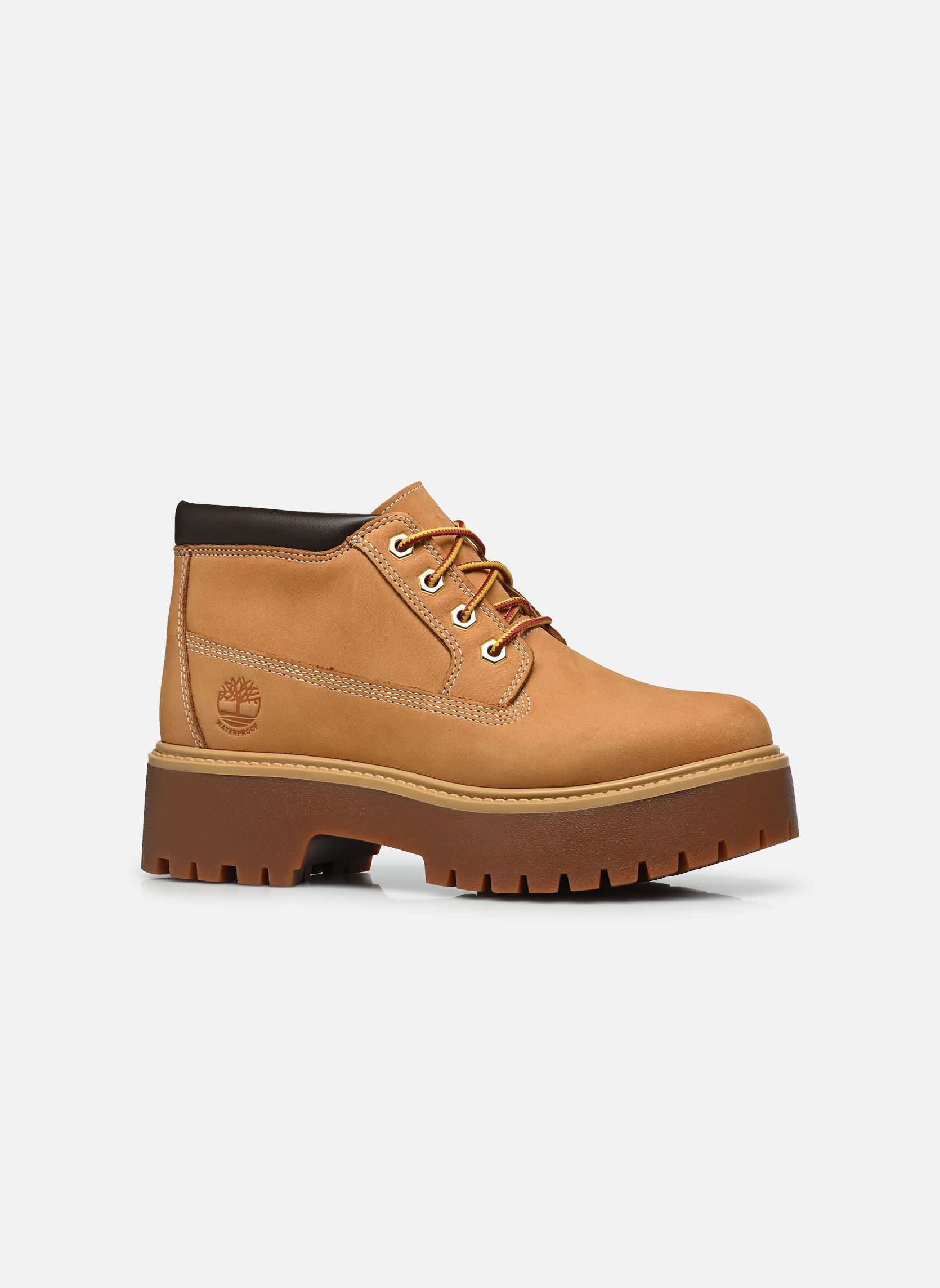 Veterlaarsjes STONE STREET MID LACE UP WATERPROOF BOOT dames bruin Timberland Veterlaarsjes STONE STREET MID LACE UP WATERPROOF BOOT dames bruin WHEAT