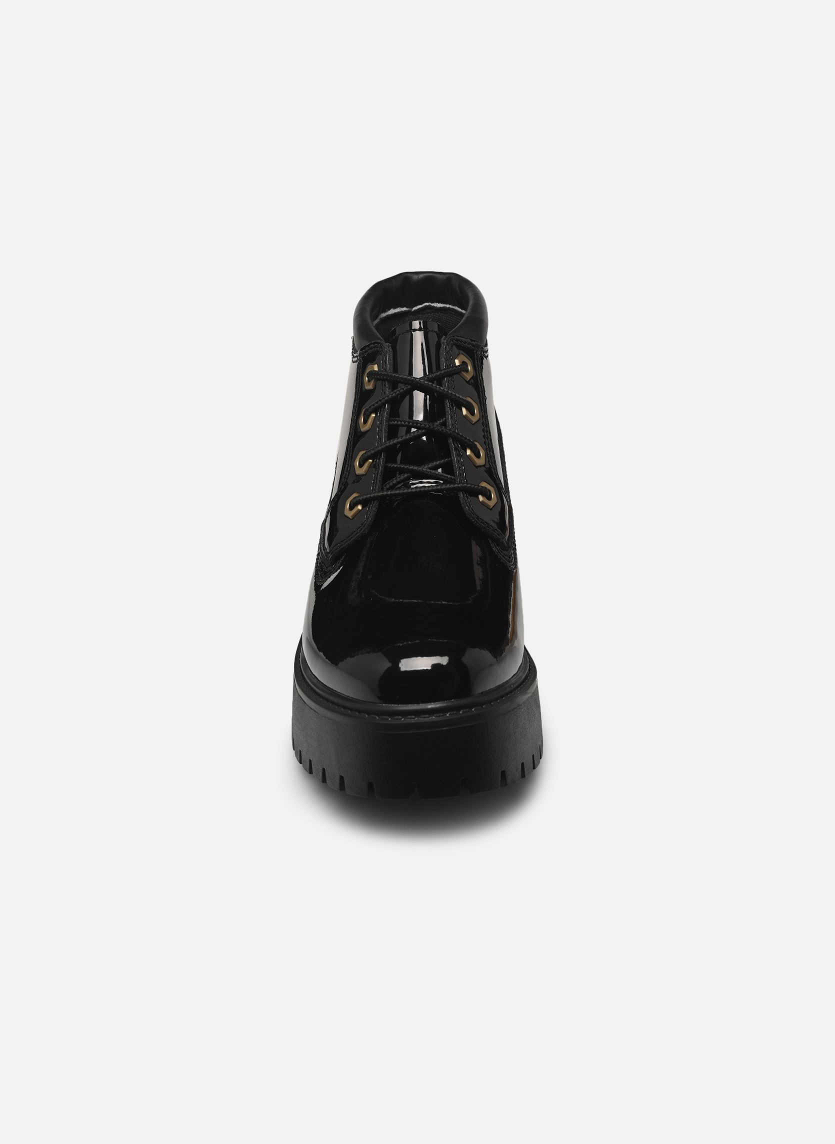 Bottines à lacets STONE STREET MID LACE UP WATERPROOF BOOT femme noir Timberland Bottines à lacets STONE STREET MID LACE UP WATERPROOF BOOT femme noir BLACK PATENT LEATHER