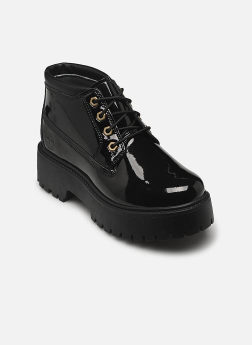 Timberland Bottines à lacets STONE STREET MID LACE UP WATERPROOF BOOT femme noir
