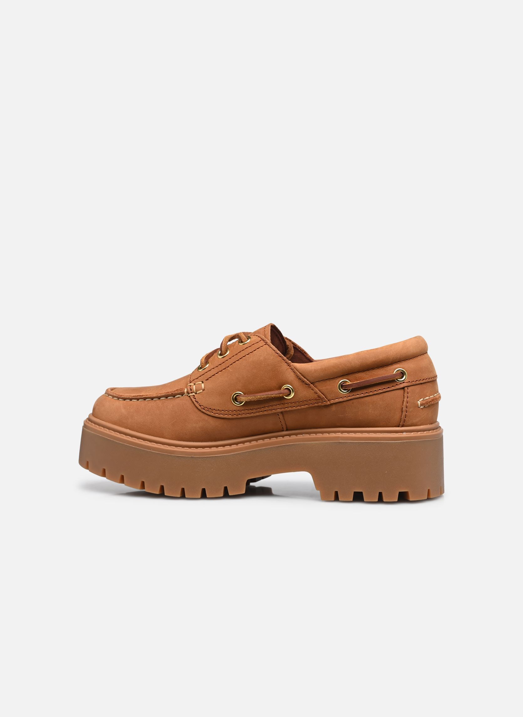 Bootschoenen STONE STREET BOAT SHOE dames bruin Timberland Bootschoenen STONE STREET BOAT SHOE dames bruin RUST NUBUCK