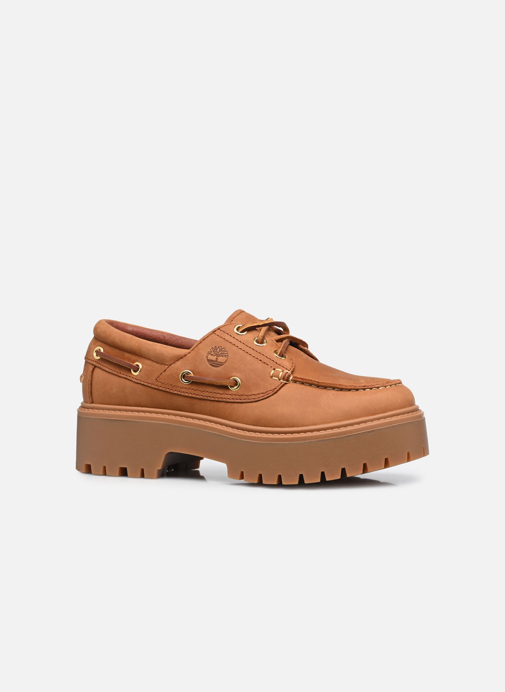 Bootschoenen STONE STREET BOAT SHOE dames bruin Timberland Bootschoenen STONE STREET BOAT SHOE dames bruin RUST NUBUCK