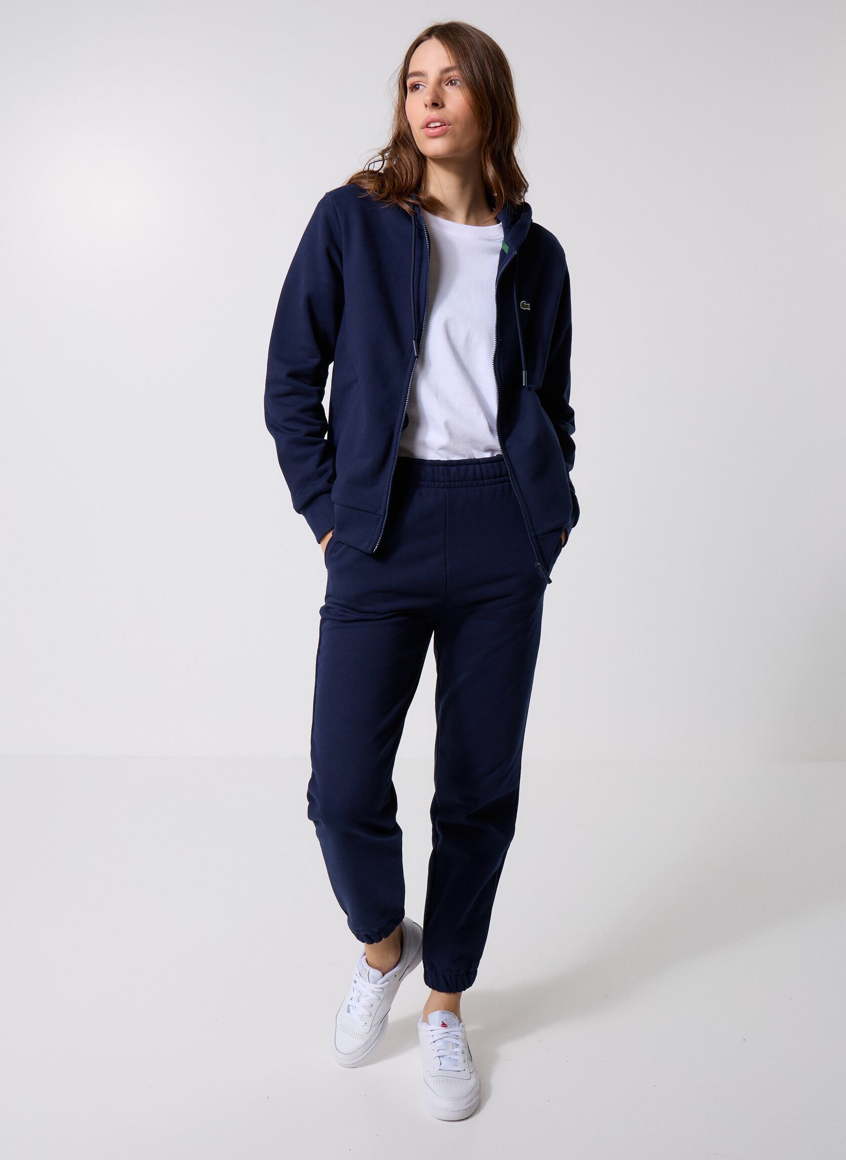 Sweatshirts Sweatshirt Zippe SF5256 femme bleu Lacoste Sweatshirts Sweatshirt Zippe SF5256 femme bleu MARINE