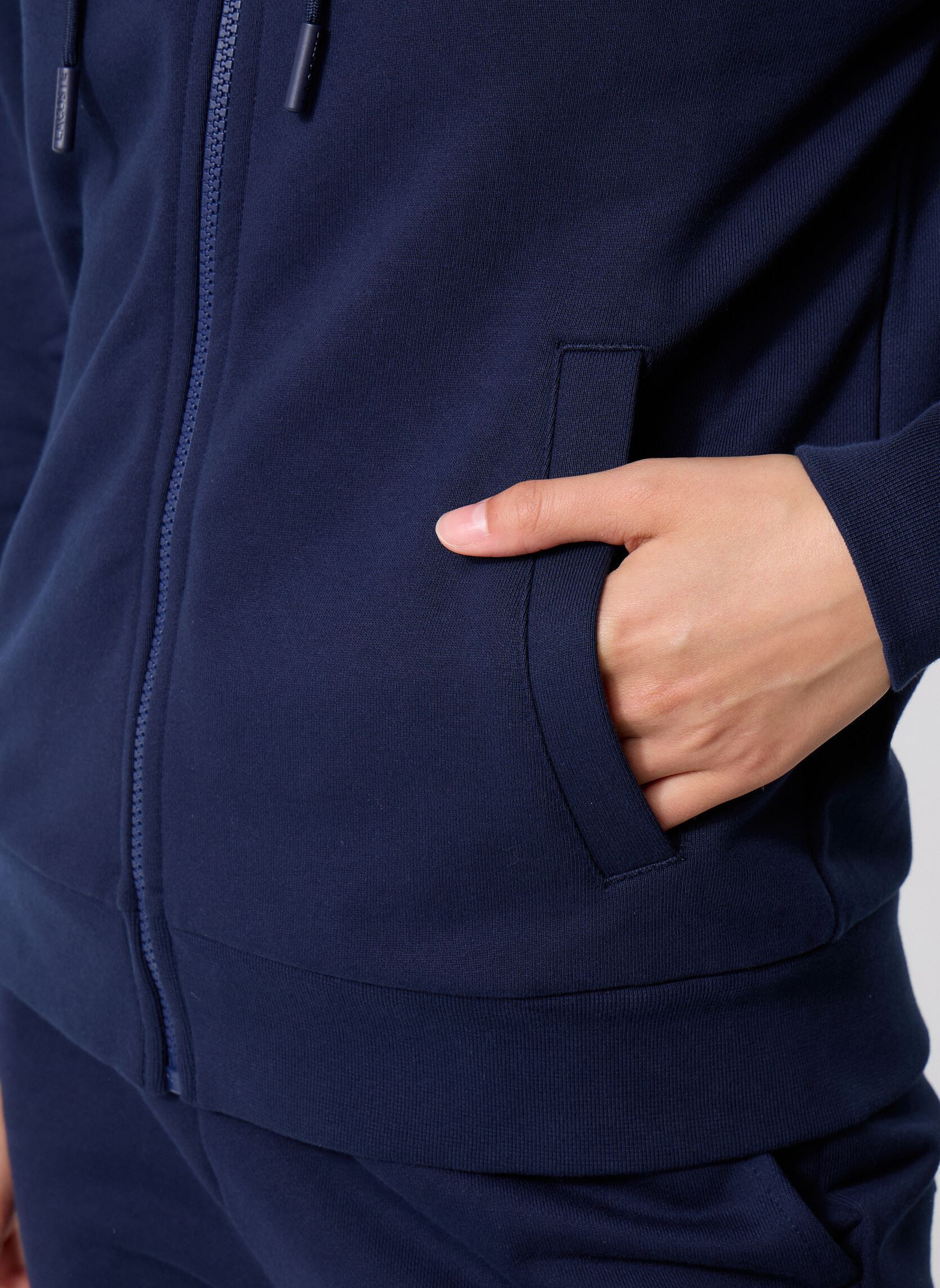 Sweatshirts Sweatshirt Zippe SF5256 femme bleu Lacoste Sweatshirts Sweatshirt Zippe SF5256 femme bleu MARINE