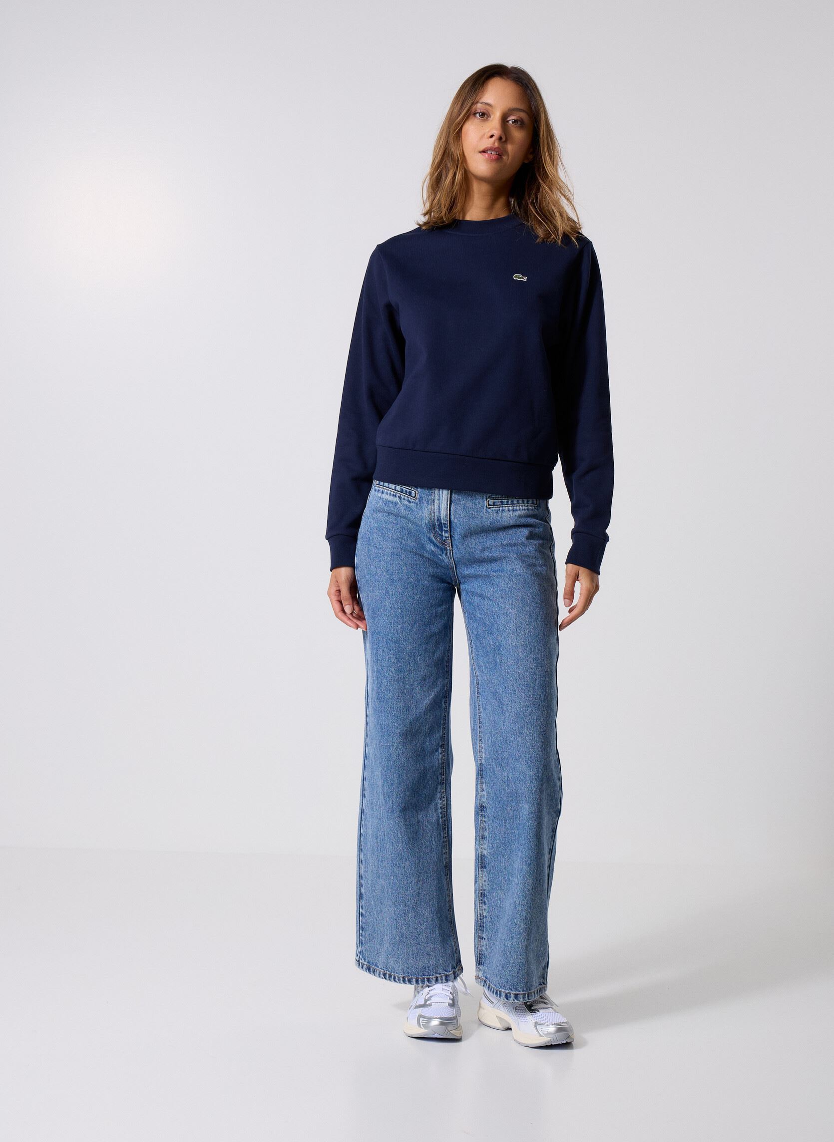 Sweatshirts Sweatshirt Col Rond SF5270 femme bleu Lacoste Sweatshirts Sweatshirt Col Rond SF5270 femme bleu MARINE