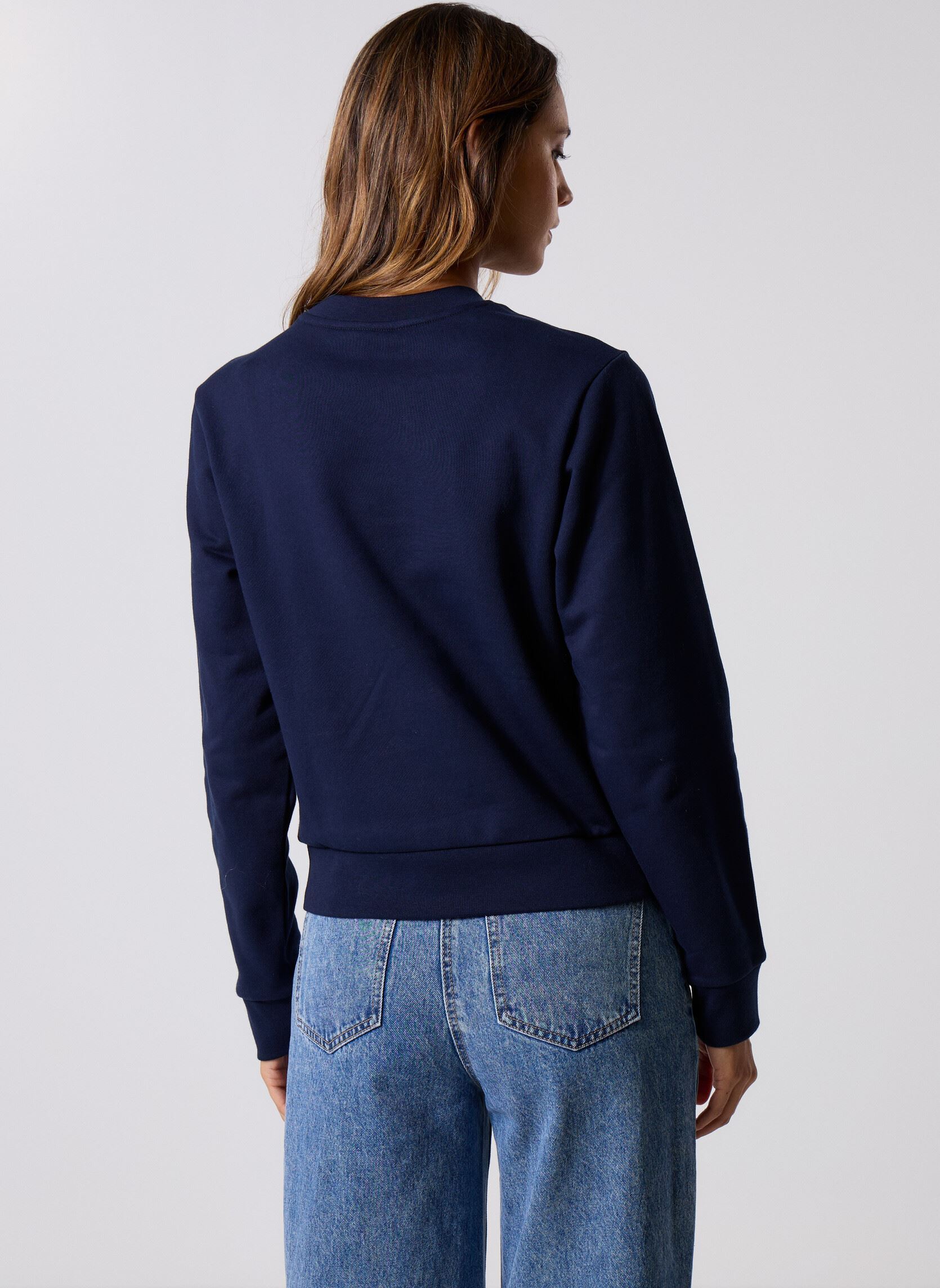 Sweatshirts Sweatshirt Col Rond SF5270 femme bleu Lacoste Sweatshirts Sweatshirt Col Rond SF5270 femme bleu MARINE