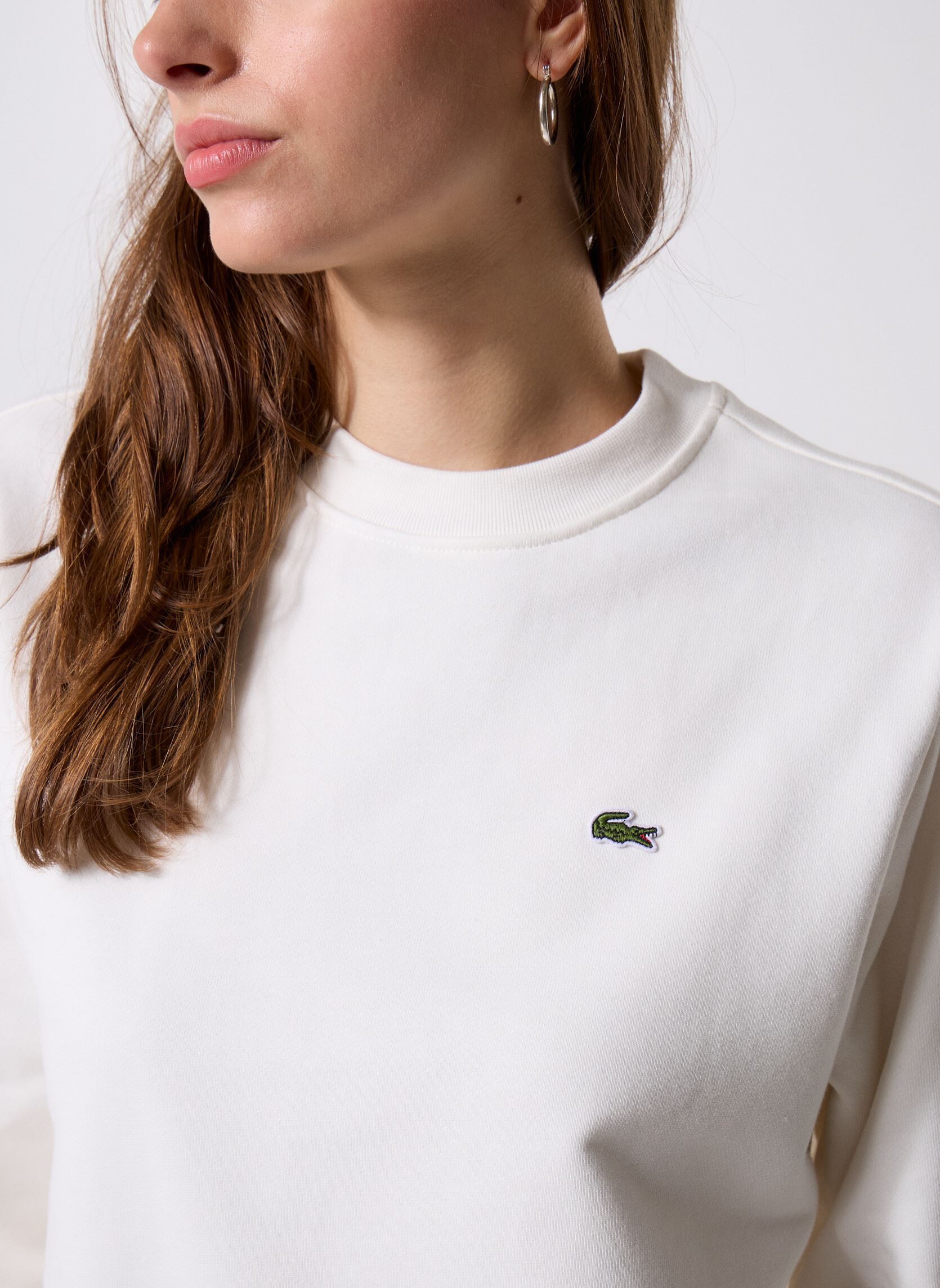 Felpe Sweatshirt Col Rond SF5270 donna bianco Lacoste Felpe Sweatshirt Col Rond SF5270 donna bianco FARINE