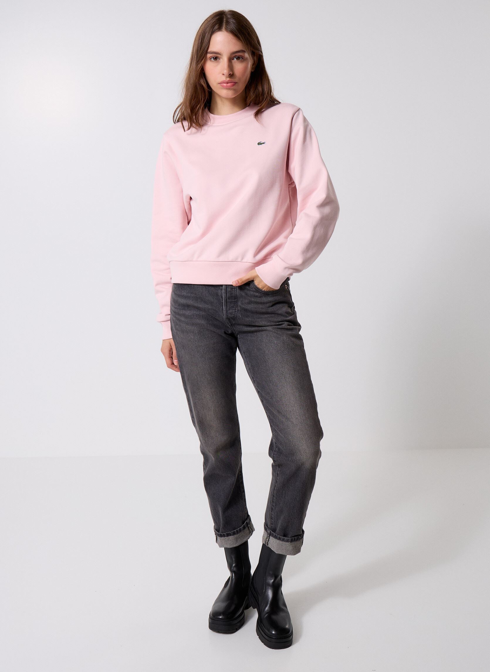 Sweatshirts Sweatshirt Col Rond SF5270 femme rose Lacoste Sweatshirts Sweatshirt Col Rond SF5270 femme rose NIDUS