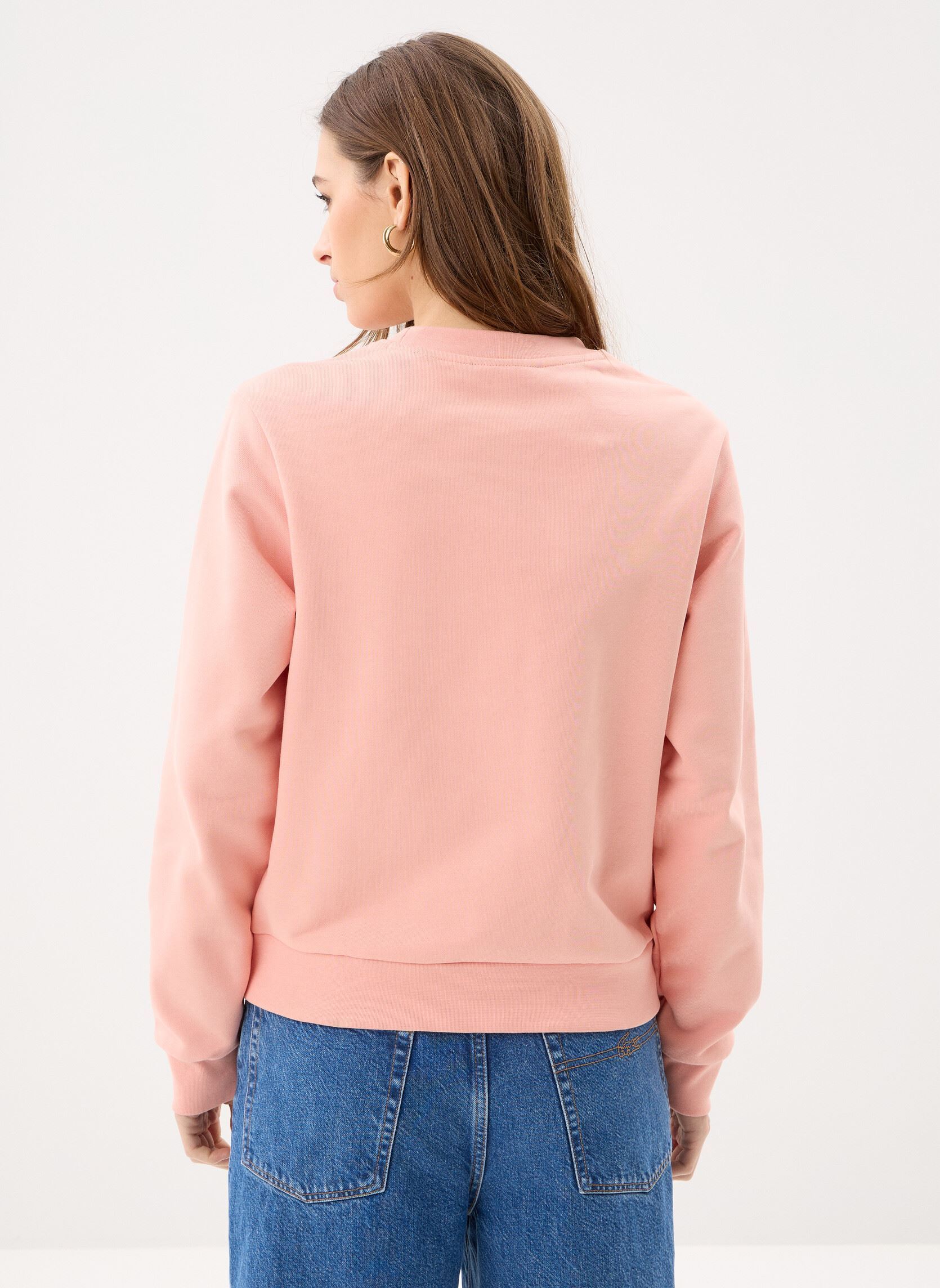 Sweater Sweatshirt Col Rond SF5270 dames roze Lacoste Sweater Sweatshirt Col Rond SF5270 dames roze MIAMI
