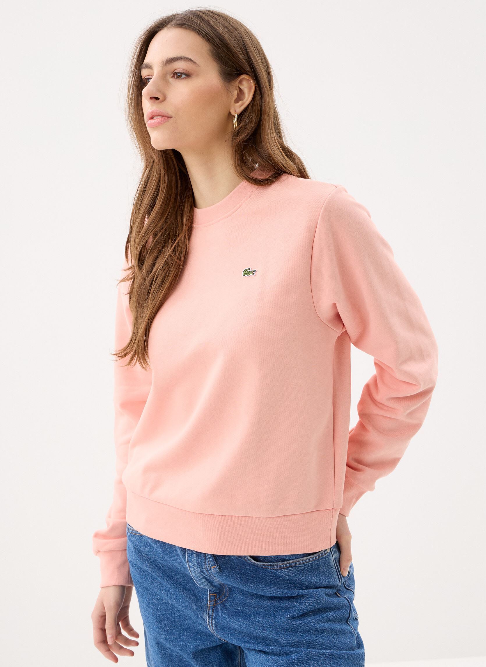 Vêtements Lacoste Sweatshirt Col Rond SF5270 pour Femme - vue 1