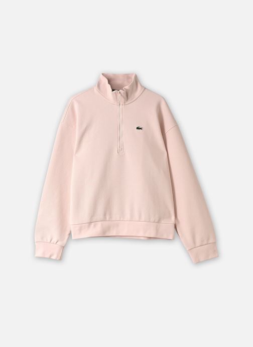Lacoste Sweats zippés Sweatshirt Col Montant SF5271 femme rose